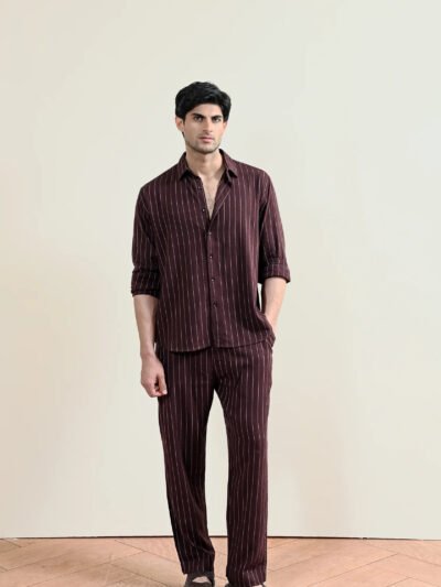 Pinstripe Linen Shirt